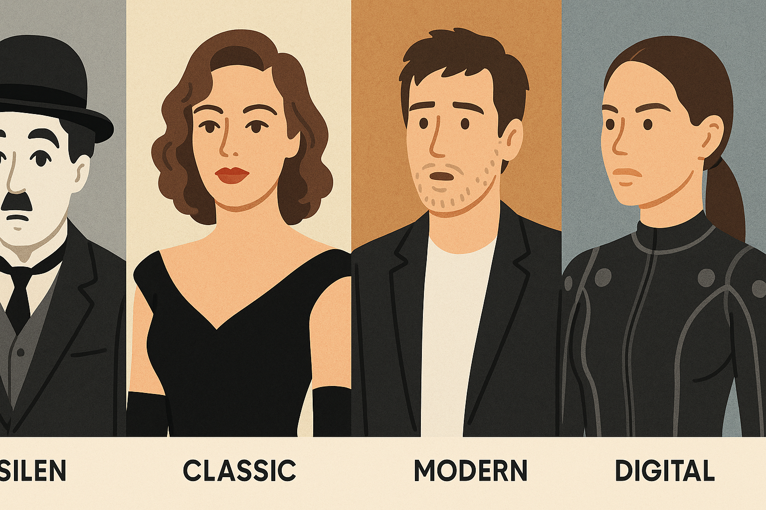 বিশ্ব চলচ্চিত্রে অভিনয়ের রূপান্তর — নীরব যুগ থেকে ডিজিটাল যুগ